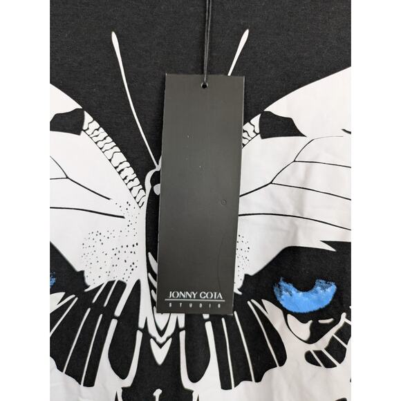 Jonny Cota Studio Leopard Wing Print T-Shirt Sz Large Unisex Streetwear Graphic - Picture 8 of 11